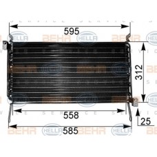 Ψυγείο A/C (Εξωτερικό) FIAT BRAVA 1995 - 2003 ( 182 ) 040906425