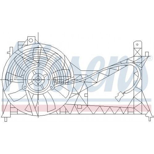 Βεντιλατέρ A/C ROVER 200 1996 - 1999 ( RF ) 041106450