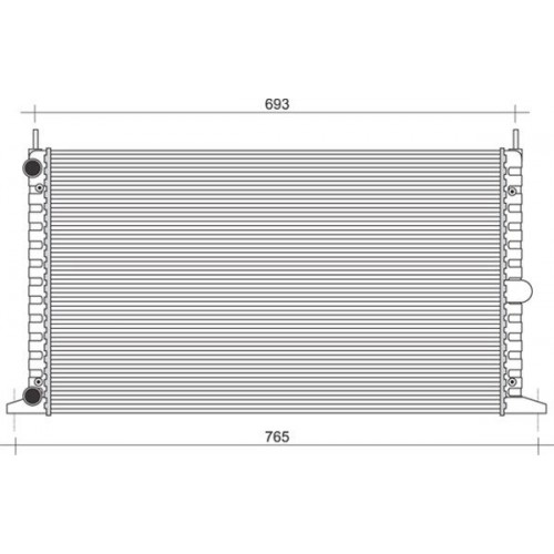 Ψυγείο Νερού VW SHARAN 1995 - 2000 ( 7M ) 042206300