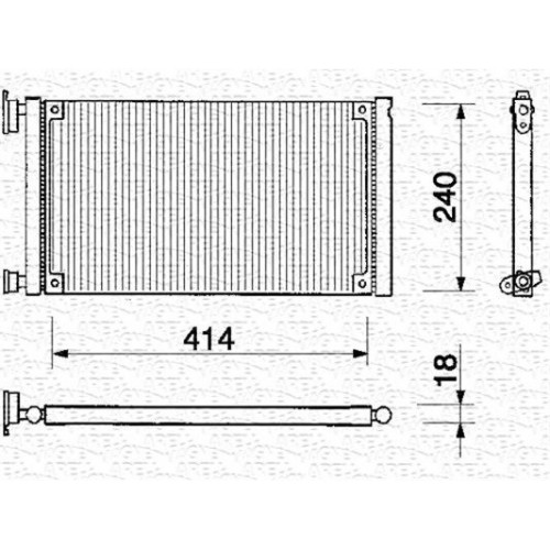 Ψυγείο A/C (Εξωτερικό) FIAT SEICENTO 2001 - 2006 ( 187 ) 043906400