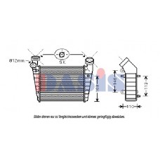 Ψυγείο Intercooler SKODA SUPERB 2001 - 2008 ( 3U4 ) 044506200