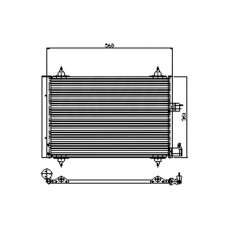 Ψυγείο A/C (Εξωτερικό) PEUGEOT PARTNER 2002 - 2008 044706400