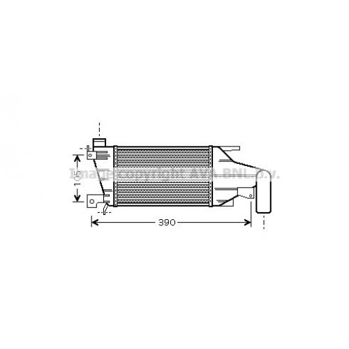 Ψυγείο Intercooler OPEL ASTRA 2004 - 2007 ( H ) 047106260