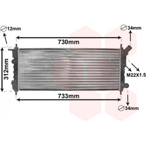 Ψυγείο Νερού OPEL CORSA 1993 - 2000 ( B ) 047906330