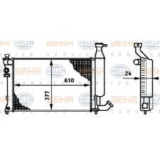 Ψυγείο Νερού CITROEN BERLINGO 1996 - 2002 ( I )( MF ) 049806330