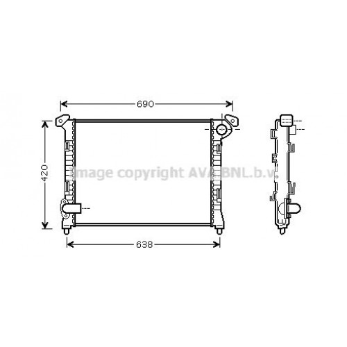 Ψυγείο Νερού MINI COOPER 2002 - 2004 050706300