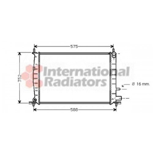 Ψυγείο Νερού FORD FIESTA 1996 - 1999 ( Mk4a ) 053006320