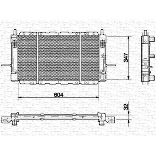 Ψυγείο Νερού FORD SIERRA 1987 - 1990 ( Mk2a ) 055406310