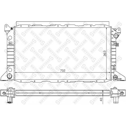 Ψυγείο Νερού FORD TRANSIT 1995 - 2000 ( EA_ ) 056406330