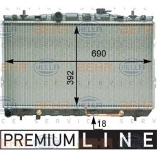 Ψυγείο Νερού HYUNDAI ELANTRA 2004 - 2007 ( XD ) 056506310