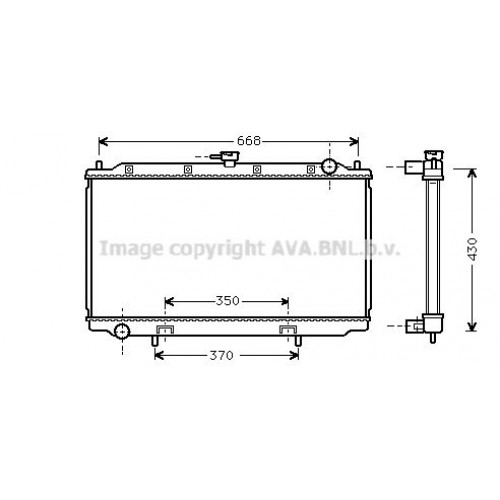 Ψυγείο Νερού NISSAN PRIMERA 1996 - 1999 ( P11 ) 056706310