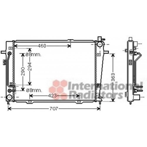 Ψυγείο Νερού HYUNDAI TUCSON 2004 - 2010 ( JM ) 056806320