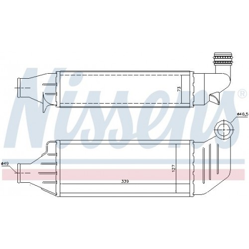 Ψυγείο Intercooler FORD MONDEO 1996 - 2000 ( Mk2 ) 056906200