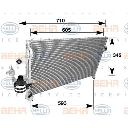 Ψυγείο A/C (Εξωτερικό) HYUNDAI LANTRA 1995 - 1998 ( J2 ) 057406400