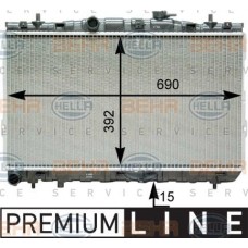 Ψυγείο Νερού HYUNDAI ELANTRA 2000 - 2004 ( XD ) 057906300
