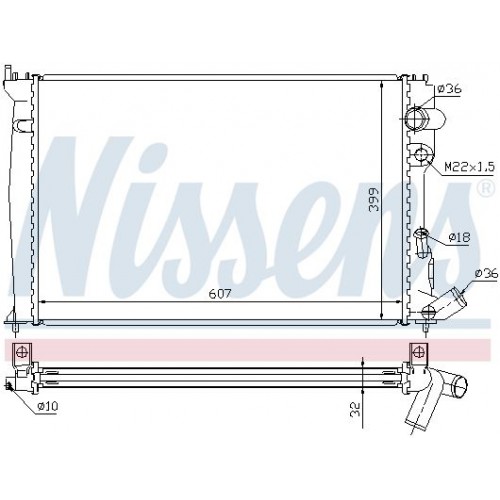 Ψυγείο Νερού CITROEN XSARA 1997 - 2000 059806330 Ψυγείο Νερού CITROEN XSARA 1997 - 2000 059806330
