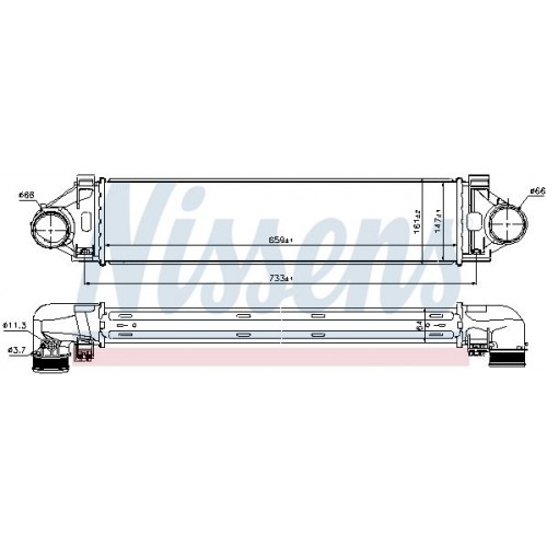 Ψυγείο Intercooler VOLVO S80 2006 - 2009 060106220