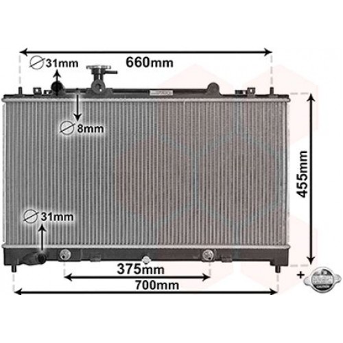 Ψυγείο Νερού MAZDA 6 2008 - 2013 ( GH ) 063206310