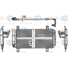 Ψυγείο A/C (Εξωτερικό) MAZDA 6 2008 - 2013 ( GH ) 063206400