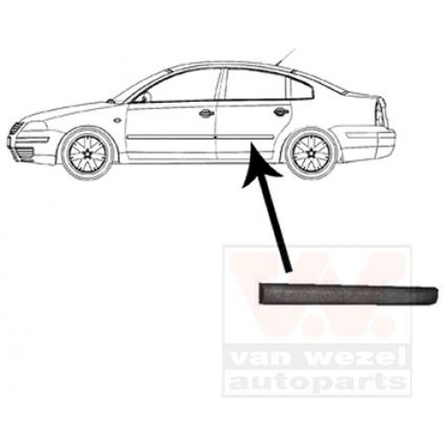 Φάσα Πόρτας VW PASSAT 1997 - 2000 ( 3B2 ) Πίσω Αριστερά 063906552
