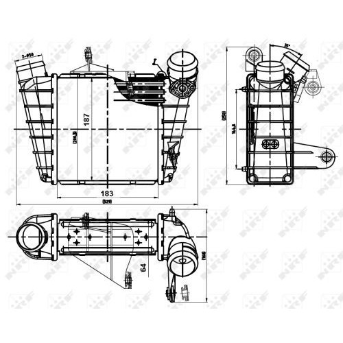 Ψυγείο Intercooler SKODA FABIA 2007 - 2011 066606210