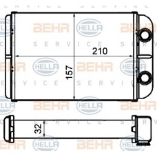 Ψυγείο Καλοριφέρ FIAT BRAVO 2007 - 2011 066906500