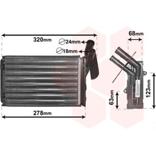 Ψυγείο Καλοριφέρ RENAULT MEGANE 1996 - 1998 067306500 Ψυγείο Καλοριφέρ RENAULT MEGANE 1996 - 1998 067306500