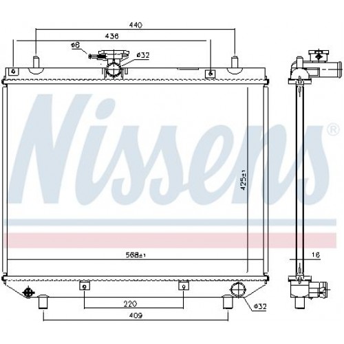 Ψυγείο Νερού DAIHATSU TERIOS 2000 - 2005 ( J102 ) 069006320