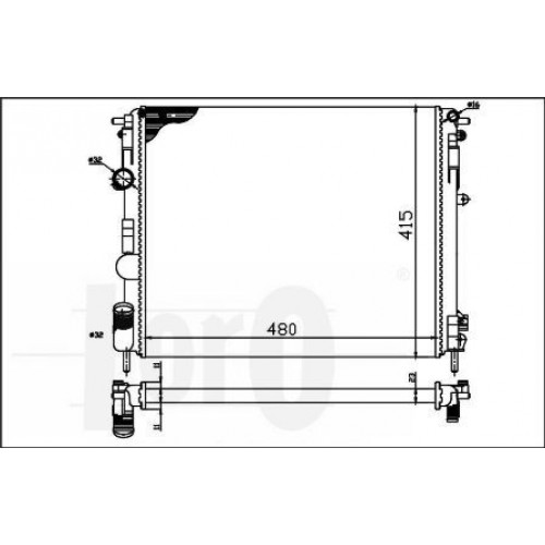 Ψυγείο Νερού RENAULT KANGOO 1998 - 2003 ( KC ) 069306300