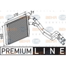 Ψυγείο Καλοριφέρ FORD FIESTA 2008 - 2013 ( Mk6 )( JA8 ) 072606500