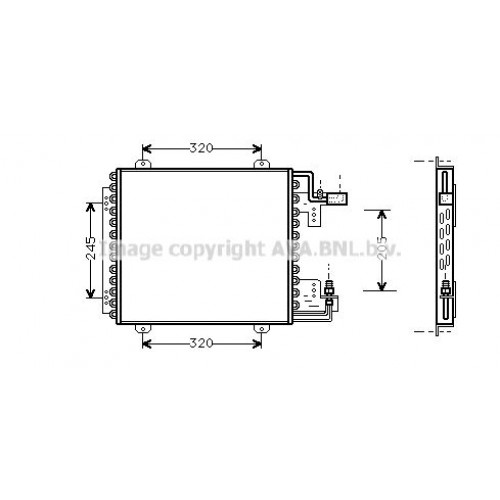 Ψυγείο A/C (Εξωτερικό) RENAULT EXPRESS 1995 - 1998 073006400