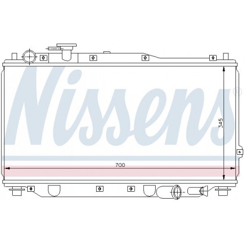 Ψυγείο Νερού KIA SEPHIA 1998 - 2001 073706300