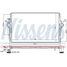 Ψυγείο Intercooler VOLVO V70 2005 - 2007 ( P80_ ) 076306200