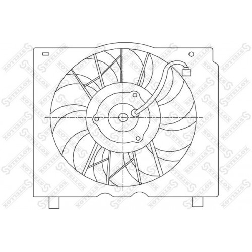 Βεντιλατέρ Νερού JEEP CHEROKEE 1997 - 2001 ( XJ ) 077306440