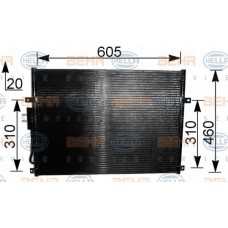 Ψυγείο A/C (Εξωτερικό) JEEP GRAND CHEROKEE 2003 - 2005 ( WJ ) ( WG ) 077506400