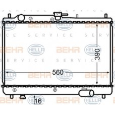 Ψυγείο Νερού MAZDA 323 1992 - 1995 ( BG ) 078306300