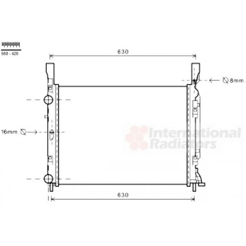 Ψυγείο Νερού RENAULT KANGOO 2009 - 2013 ( KW ) BE BOP 078406300