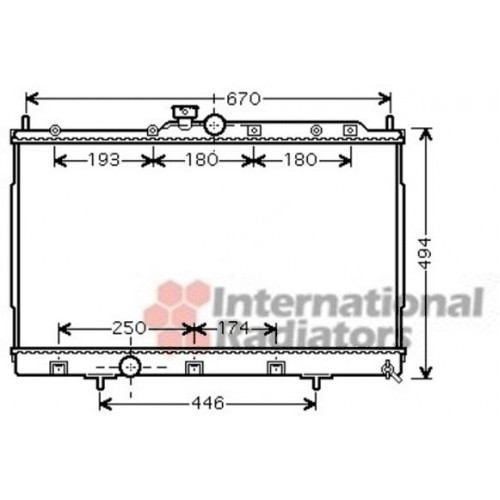 Ψυγείο Νερού MITSUBISHI OUTLANDER 2003 - 2007 ( CU ) 080106300