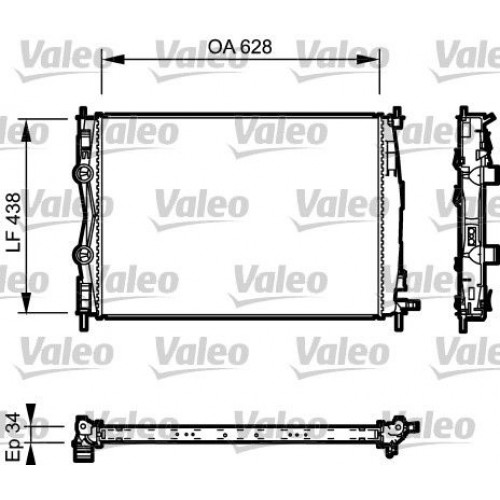 Ψυγείο Νερού NISSAN QASHQAI 2007 - 2010 ( J10 )( JJ10 ) 080406330