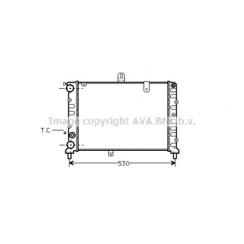 Ψυγείο Νερού LANCIA DELTA 1980 - 1994 ( 831 ) 081206300