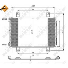 Ψυγείο A/C (Εξωτερικό) OPEL AGILA 2008 - 2014 084906400