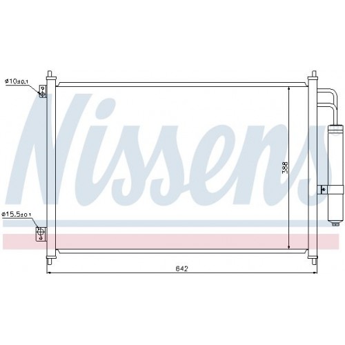Ψυγείο A/C (Εξωτερικό) NISSAN XTRAIL 2007 - 2012 ( T31 ) 085506410