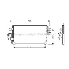 Ψυγείο A/C (Εξωτερικό) NISSAN SUNNY 1991 - 1995 ( N14 ) 086006400