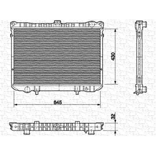 Ψυγείο Νερού NISSAN D21-620-720 1986 - 1997 ( D21 ) 086606300