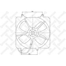 Βάση Βεντιλατέρ (Κόθρος) TOYOTA COROLLA 1987 - 1992 ( EE90 ) 087206430