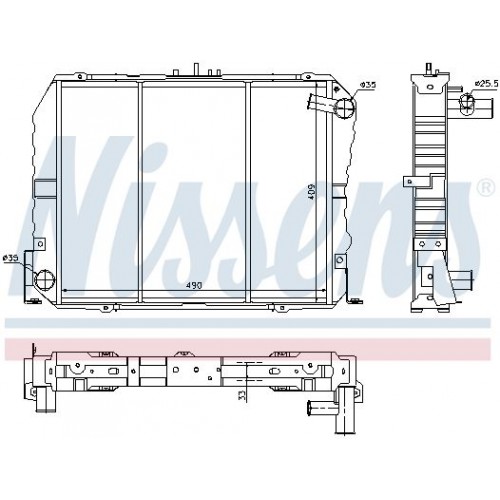 Ψυγείο Νερού TOYOTA HIACE 1989 - 1992 ( H100 ) 088806300