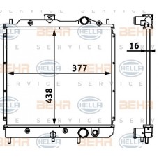 Ψυγείο Νερού MITSUBISHI LANCER 1989 - 1992 ( C6 ) 089406300