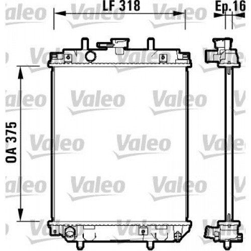 Ψυγείο Νερού DAIHATSU SIRION 2002 - 2006 ( M100 ) ( M101 ) 092206300