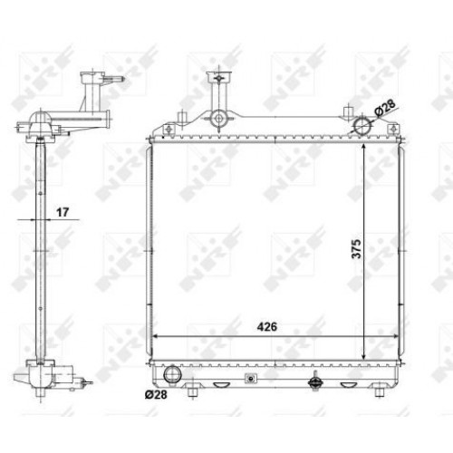 Ψυγείο Νερού SUZUKI ALTO 2009 - 2014 ( GF ) ( FC31 ) 095306300 Ψυγείο Νερού SUZUKI ALTO 2009 - 2014 ( GF ) ( FC31 ) 095306300