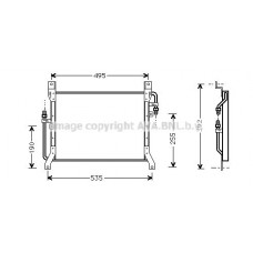 Ψυγείο A/C (Εξωτερικό) MAZDA B-Series 1986 - 1994 (UF) 095406400